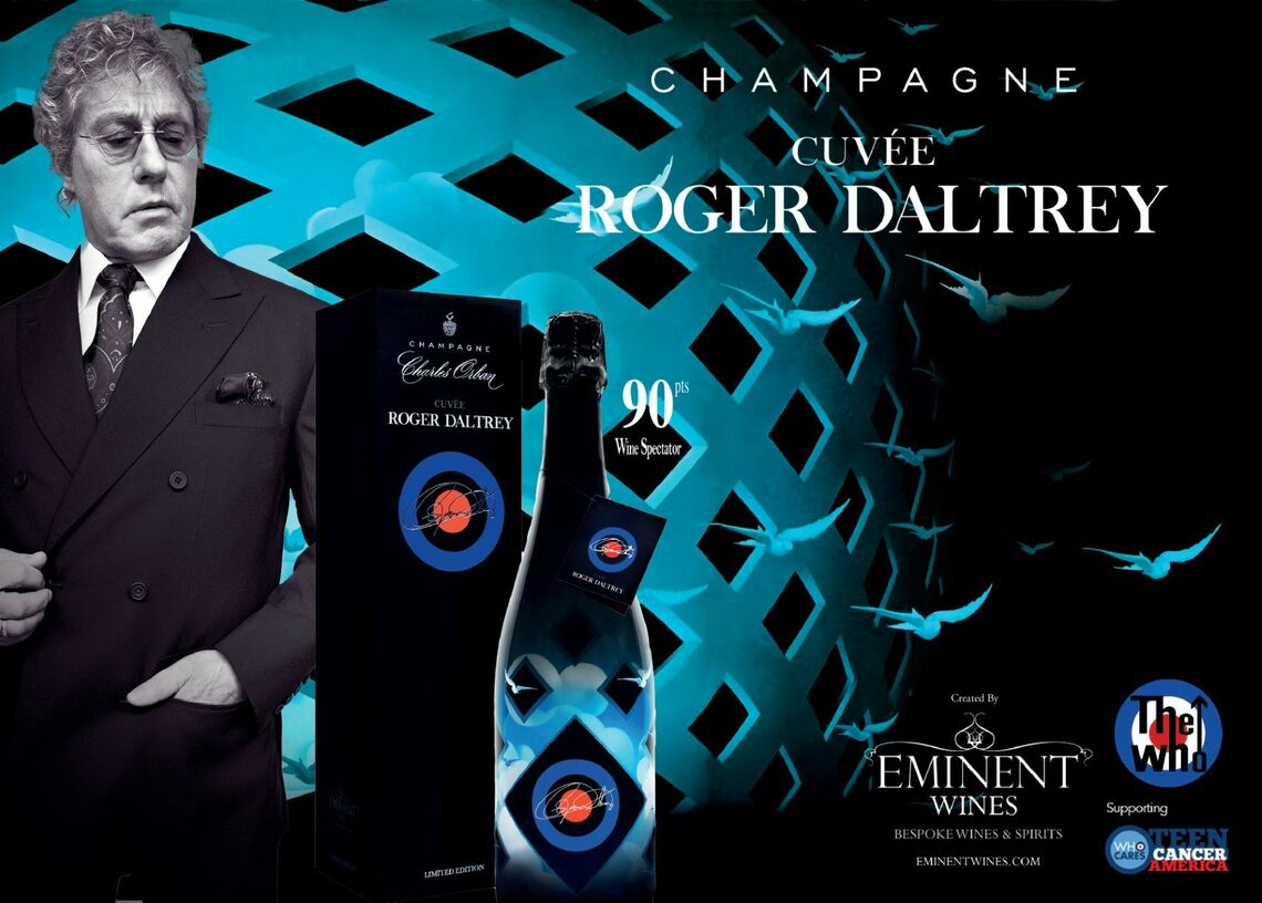 Roger Daltrey champagne